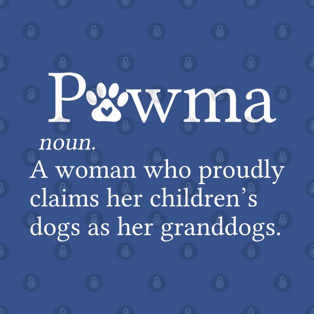 Funny Dog Grandma Gift Pawma Definition Pawma by kmcollectible