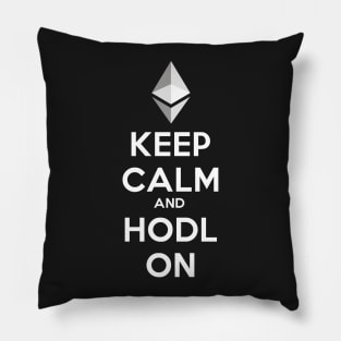 Ethereum - Keep Calm and Hodl On Pillow