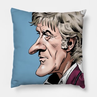 Third Doctor and Tardis Pillow