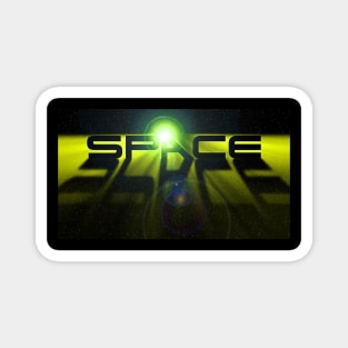 Space Design - Yellow Magnet