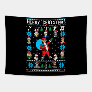 Classical Music Lover Christmas Sweater Tapestry