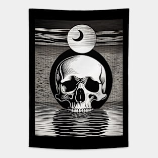 Witching Hour: Mystic Manifestation Skull Tapestry