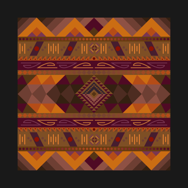 Native American deep brown colours by JDP Designs