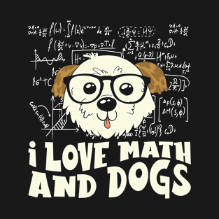 Dog Owner Mathematicians Dog Math Formula T-Shirt