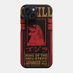 King Kaiju Ukiyo-e Phone Case