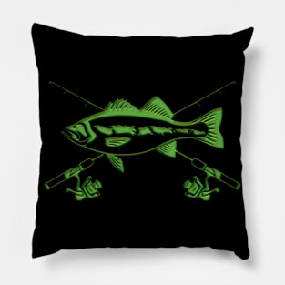 Bass Fishing Pillow