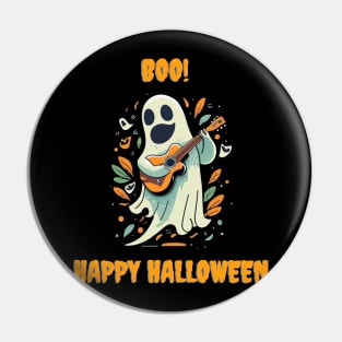Boo with Guitar Pin