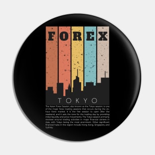 Forex Tokyo Skyline Pin