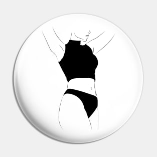 woman silhouette Pin