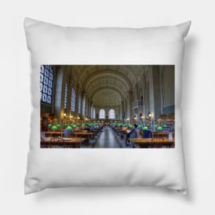Boston Library Pillow
