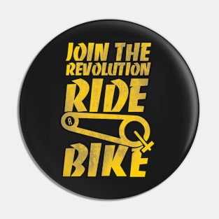 Ride a Bike tshirt , Funny statement shirt Pin