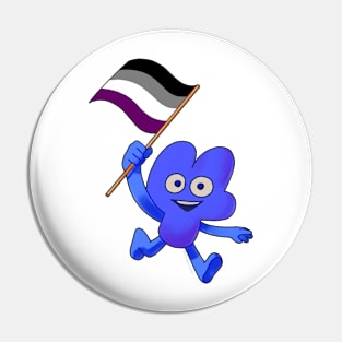 Asexual Pride Flag Four! Pin