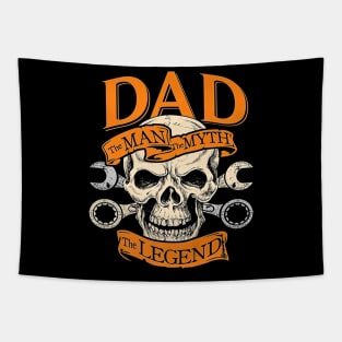 Mechanic Daddy Legend Fathers Day Tapestry