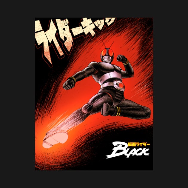 Rider Kick by Batang 90s Art