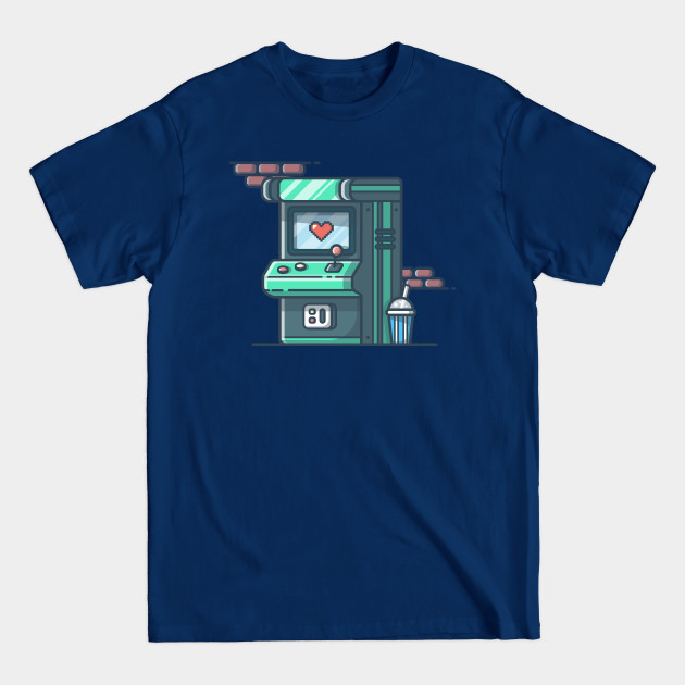 Discover Arcade machine with soda cartoon - Cartoons - T-Shirt