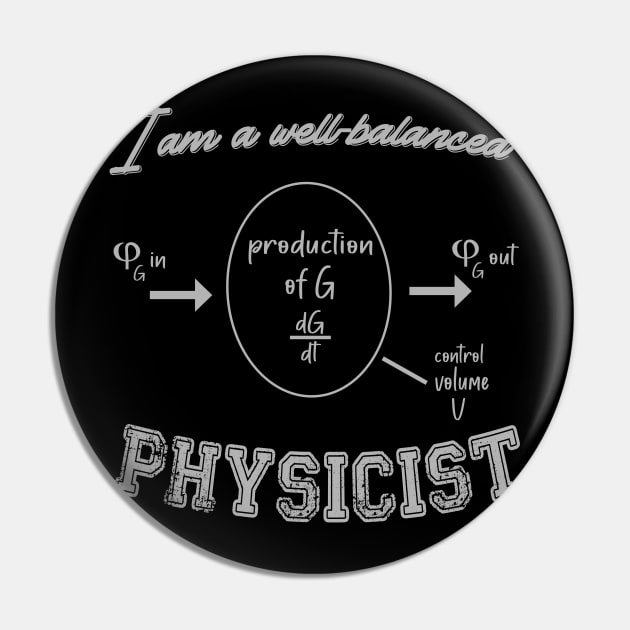 A Well-balanced Physicist Pin by Debrawib