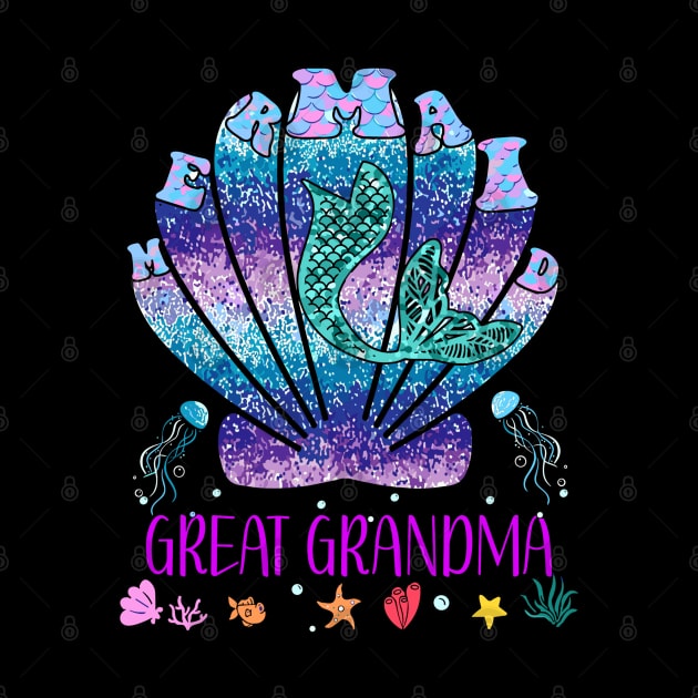 Mermaid Great Grandma Her Women Mermaid Matching Party by rhazi mode plagget