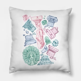 Greek Architectural Elements Pillow