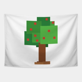 Geometric Apple Tree Tapestry