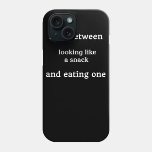 torn between looking like a snack and eating one Phone Case