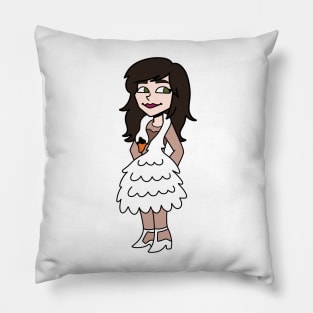 Björk (Swan Dress) Pillow