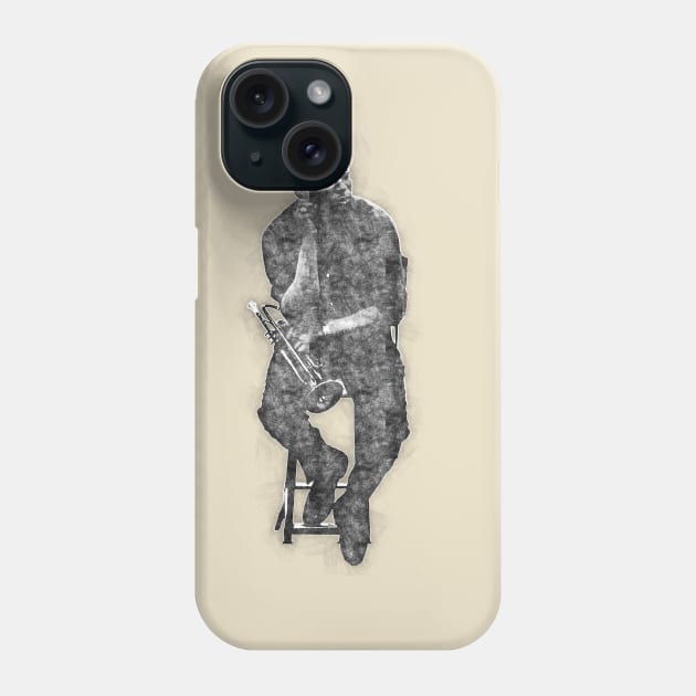 Miles Davis Pencil Art Phone Case by Premium Nation