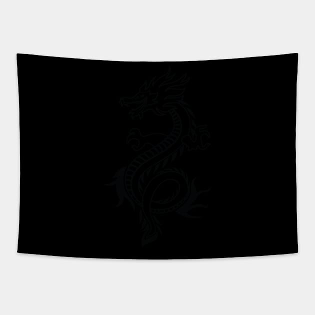 Cartoon Dragon Tapestry by MajorCompany