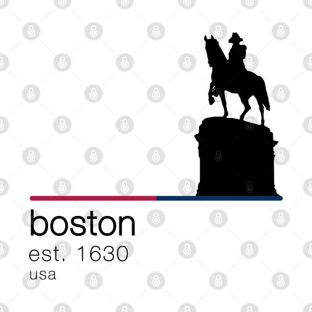 Boston statue of George Washington by City HiStories