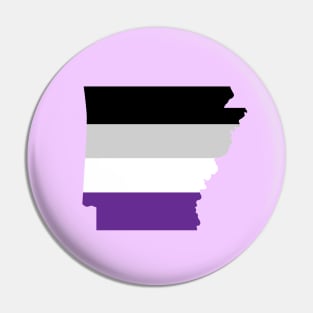 Arkansas Asexual Pride Pin