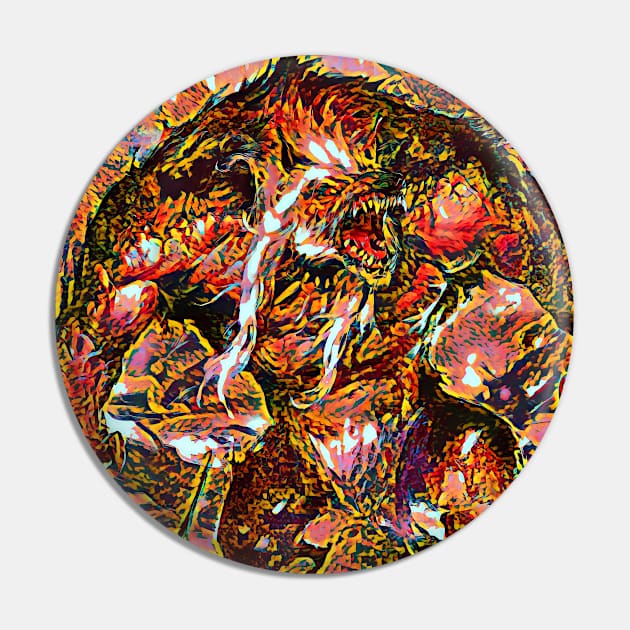 Werewolf in paints Pin by Revier