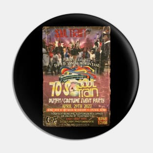 POSTER TOUR - SOUL TRAIN THE SOUTH LONDON 164 Pin