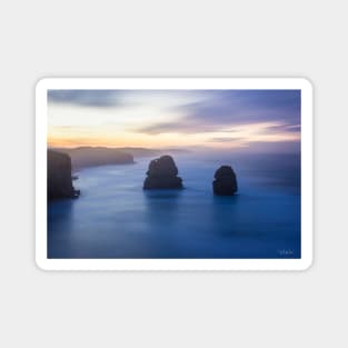 Gog and Magog from the 12 Apostles, Port Campbell National Park, Victoria, Australia. Magnet