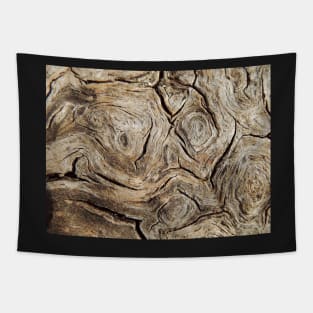 Wood Face Tapestry