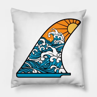 Nervous sea Pillow