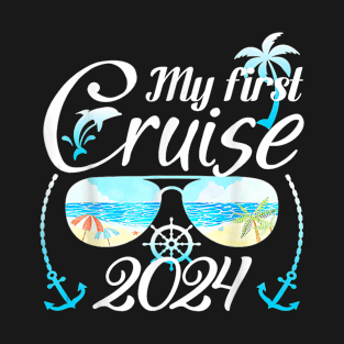 My First Cruise 2024 -Family Vacation Cruise Ship Travel T-Shirt