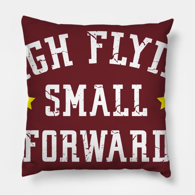 High Flying Forward Pillow by badlymerch