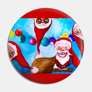 Santa clause group Pin