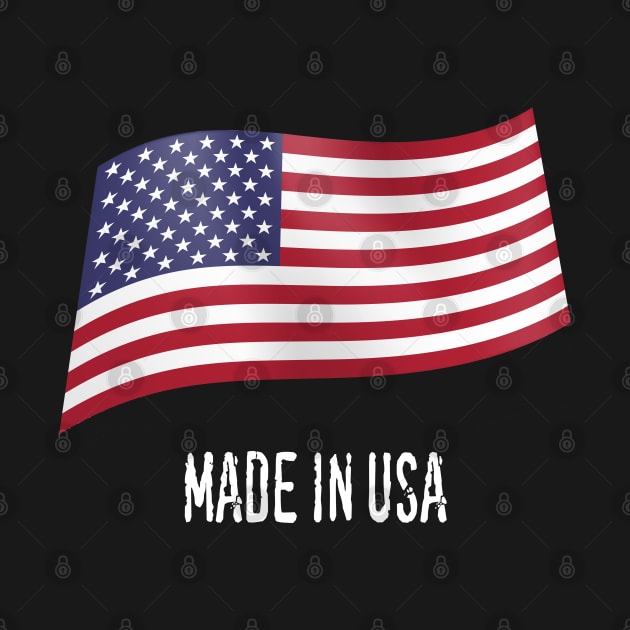 Made in USA flag by fistfulofwisdom