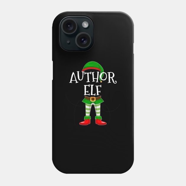 Author Elf Matching Family Christmas Gift Design Phone Case by DoFro