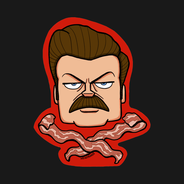 Ron Swanson by Stacy Kakes