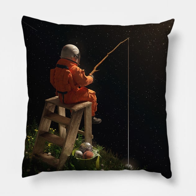 Star Fishing Pillow by nicebleed