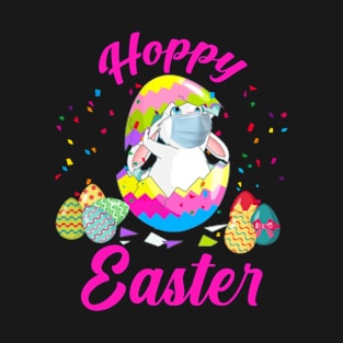 Easter Day Bunny Hoppy Easter Cute Easter Day Egg Bunny T-Shirt