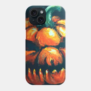 Angry Pumpkin Lies in Wait Phone Case