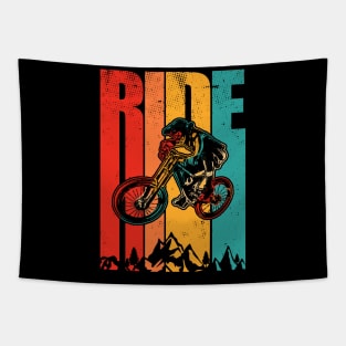 Vintage Mountain Bike Tapestry