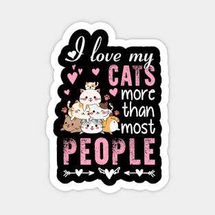 Just A Girl Who Loves Breed Overview Cat And Heart Magnet