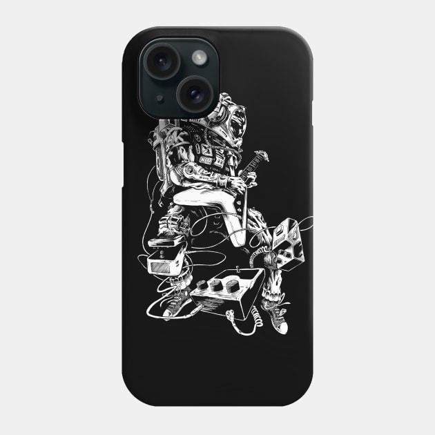 Supernaut 2 heavy metal doom astronaut amp guitar pedals stoner rock Phone Case by JonathanGrimmArt