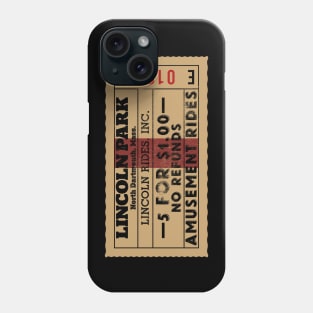 Lincoln Park Amusement Park Admission Ticket Retro Phone Case