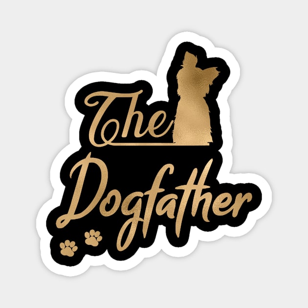 The Yorkshire Terrier aka Yorkie Dogfather Magnet by JollyMarten