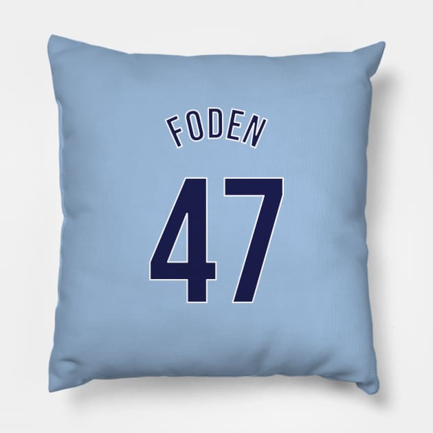 Foden 47 Home Kit - 22/23 Season Pillow by GotchaFace