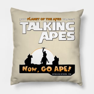 Talking Apes Logo 2 Pillow